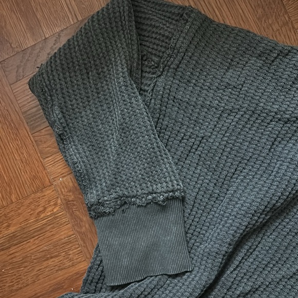 We the Free Waffle Polo Size M - Picture 6 of 8